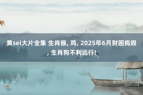 黄sei大片全集 生肖猴, 鸡, 2025年6月财困捣毁, 生肖狗不利远行!